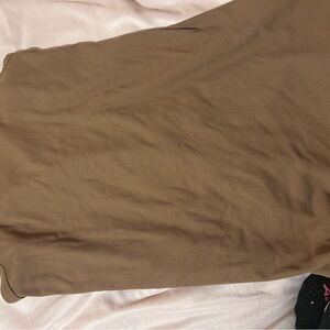 No Boundaries Brown Midi Skirt Casual Workwear